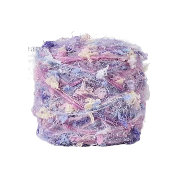 Hand Spun Art Yarn 50g/Skein with Hand Blended Colorful Handmade for Jewelry Making, Junk Magazines Knitting Crafts Textile Decorative Tassels Card Making