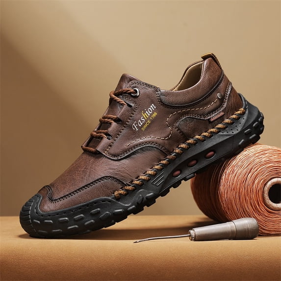 Hand-Stitched Outdoor Lace-Up Casual Shoes