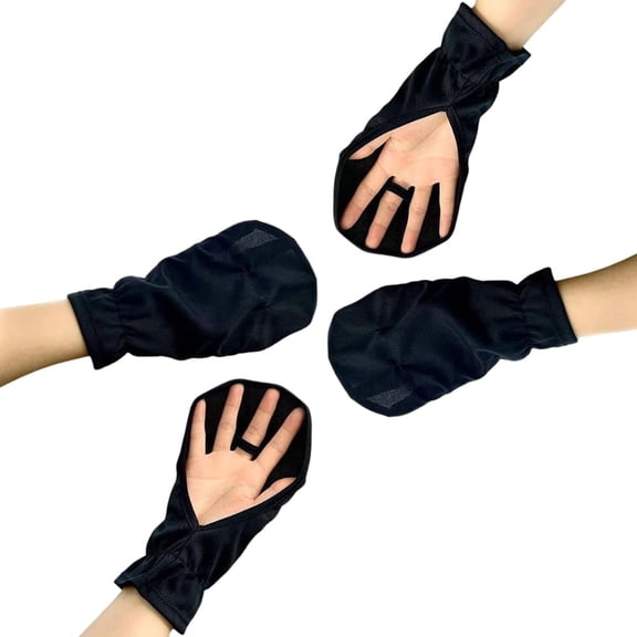 Hand Sun Protection Gloves for Women Loose Fit,UV Protector Outdoor Breathable Comfortable Fingerless Gloves,2 Pieces