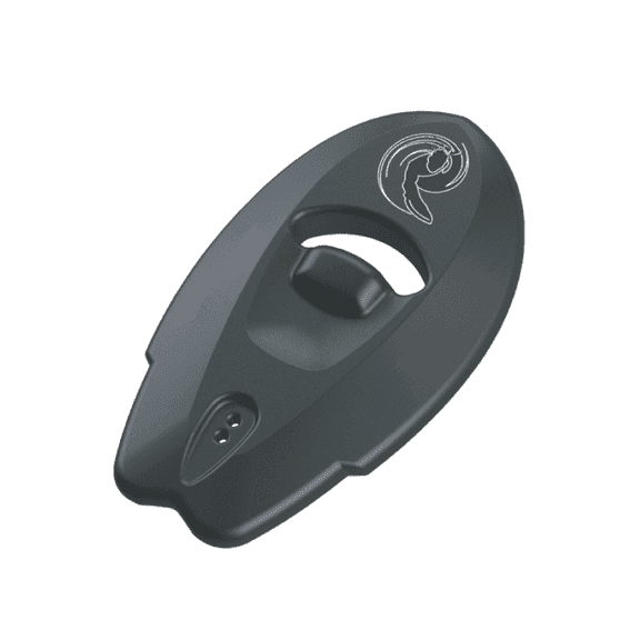 Hand Surf Board with leash and bag - Black, compact, lightweight hand-surfboard is designed to be held and ridden with the hands