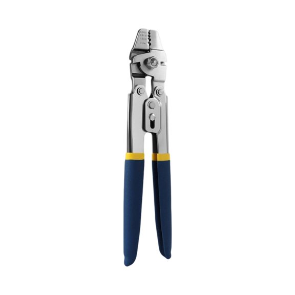 Hand Swaging Tool for Cable Sleeves, 10in Wire Rope Crimping Pliers with 0.1-2.2mm Capacity and Cutter Head Use
