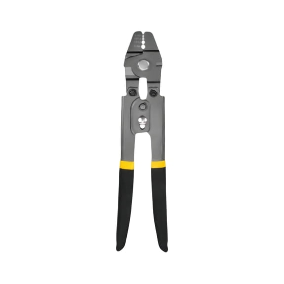 Hand Swaging Tool for Cable Sleeves, 10in Wire Rope Crimping Pliers with 0.1-2.2mm Capacity and Cutter Head Use