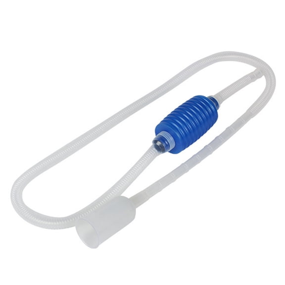 Hand Syphon Pump Aquarium/Fish Tank Water Drain Gravel Cleaner Siphon Pump with Filter