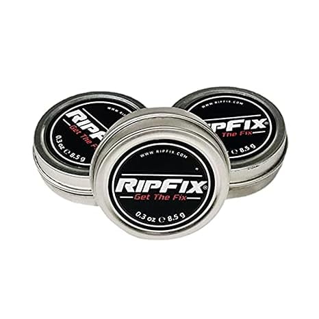 Hand Tear Repair - Rip Fix Stopper Balm for Gymnastics - Climbers Hand Balm - Wod Callus Hand Care - Climbing Hand Repair Balm Cream - Treatment for Cracked or Ripped Hands 0.3 oz - Pack of 3