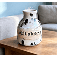 thumbnail image 1 of Hand-Thrown Whiskers Keepsake Vase, Handmade Ceramic Pet Whisker Holder, Feline Fur Keepsake Memorial Jar (White), 1 of 6
