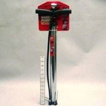 Hand Tire Pump with Chrome Body