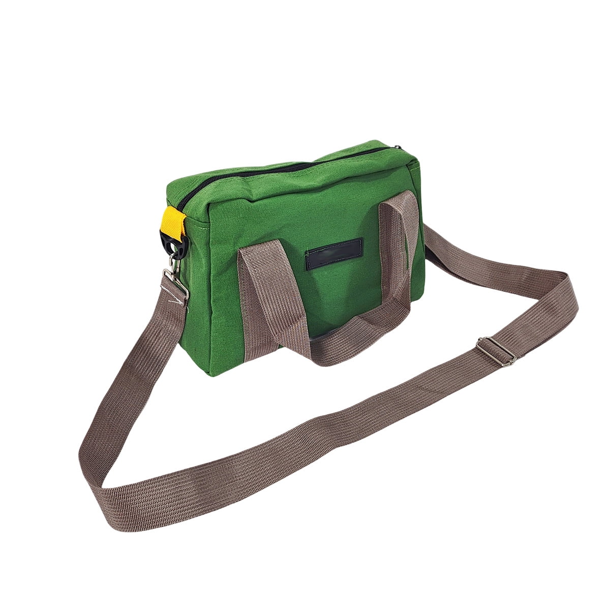Hand Tool Bag Waterproof Heavy Duty Large Capacity Wide Mouth Canvas Portable Tool Tote For Carpentry Electrician 18 Inch