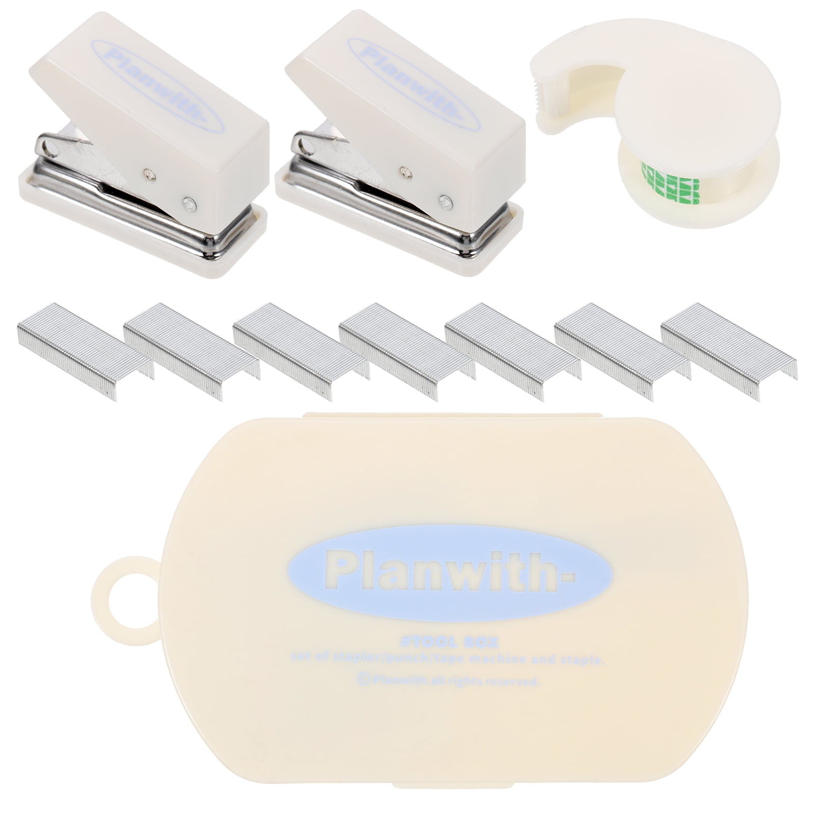 Hand Tool Box Scrapbook Mini Stapler Small Desktop Travel Office Supply