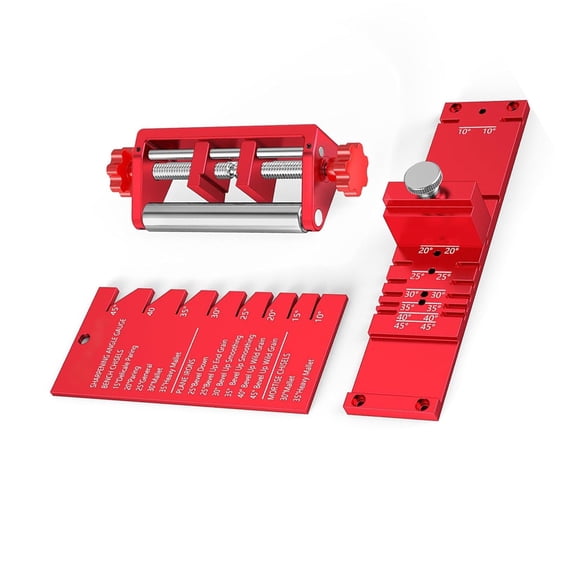 Other Hand Tools Honing Chisel Sharpening Jig Aluminum Alloy Honing Guide for Chisels and Planes 10 to 45 Multiple Angle Setting 0.12-2.9 Inch Width