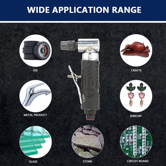 Hand Tools Professional Pneumatic Air Angle Die Grinder, high Speed , Low Noise, Ergonomic Design, for Grinding and Polishing, with Small Air Consumption