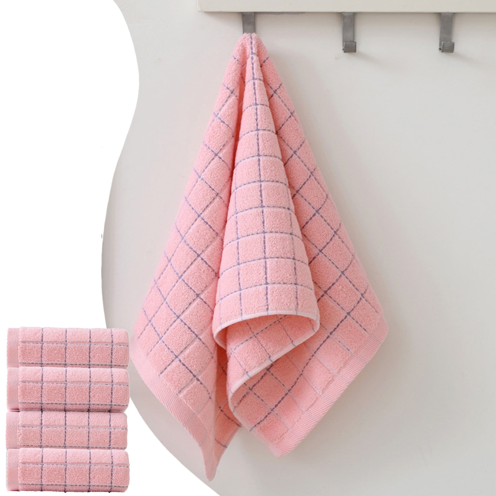 Hand Towel,Bathroom Towels,Thickened Cotton Towel Wool Towel Absorbent ...