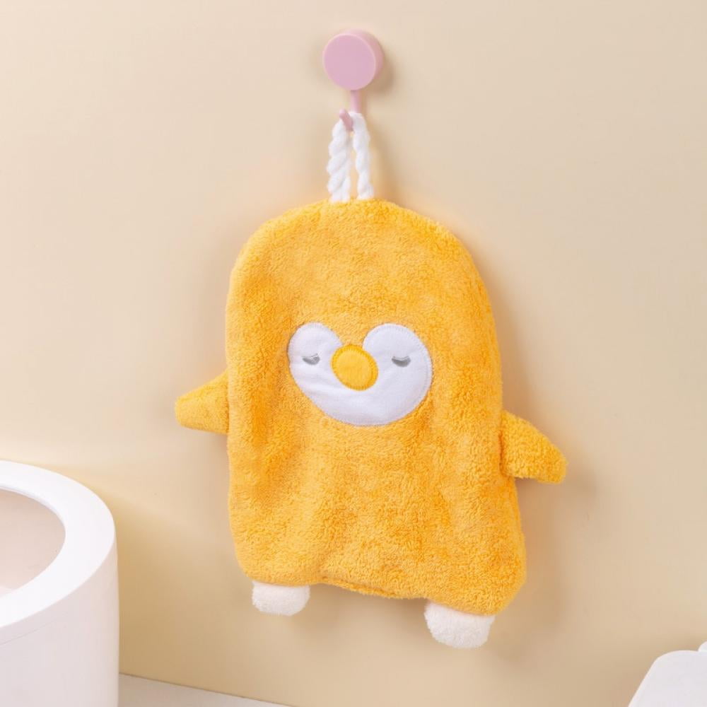 Flyup Hand Towel Hanging Kitchen Hand Dry Towel Fast Dry Soft Dish Wipe Cloth for Kitchen Bathroom Use (4 Pcs)
