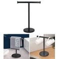 thumbnail image 1 of Hand Towel Holder for Bathroom, Stainless Steel T-Shaped Free Standing Hand Towel Rack Stand with Non-Slip Thick Base for Vanity Kitchen Countertop Table, Black, 1 of 9