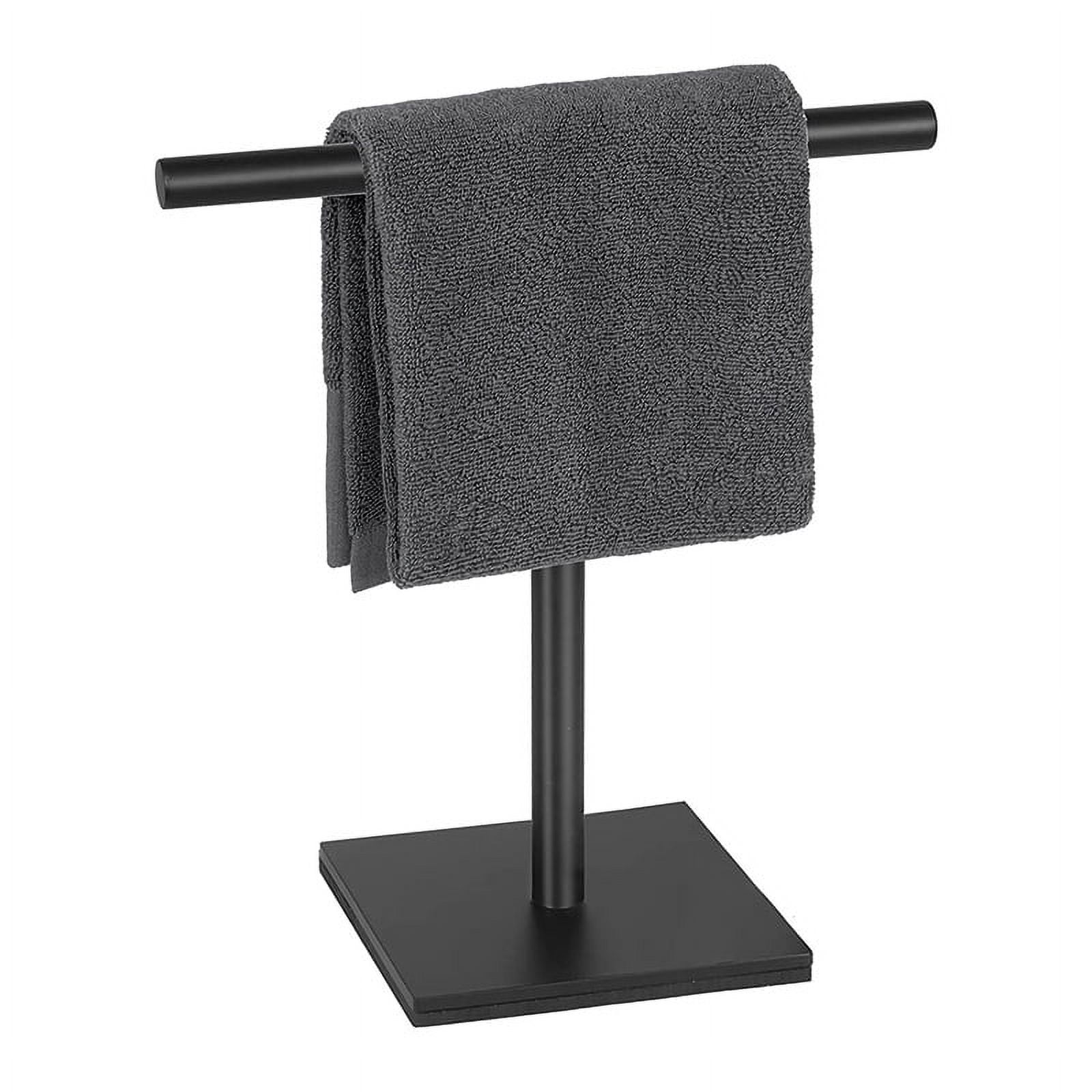 Freestanding 14.25 H Countertop S Style Hand Towel Holder Matte Black Walmart
