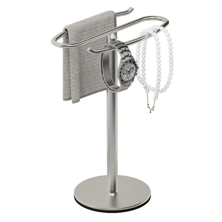 Hand Towel Holder Stand, S-Shape Stainless Steel Free-Standing