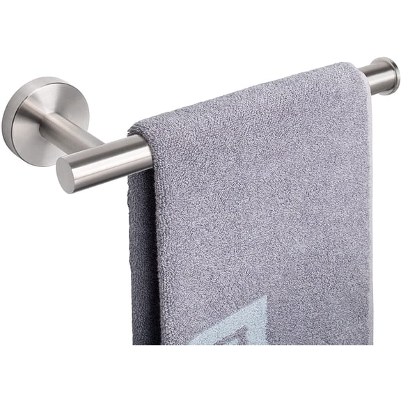 Hand Towel Holder/Towel Ring, Thicken Stainless Steel Hand Towel Bar for Bathroom, Rustproof Wall Mounted Towel Rack, Contemporary Style Bath Accessories, 9 Inch (1 Pack, Brushed Nickel)