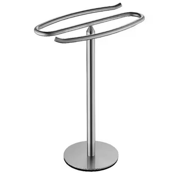 Hand Towel Stand, S-Shape Steel Standing Rack For Bathroom Standing Countertop, S-Shape Towel Bar