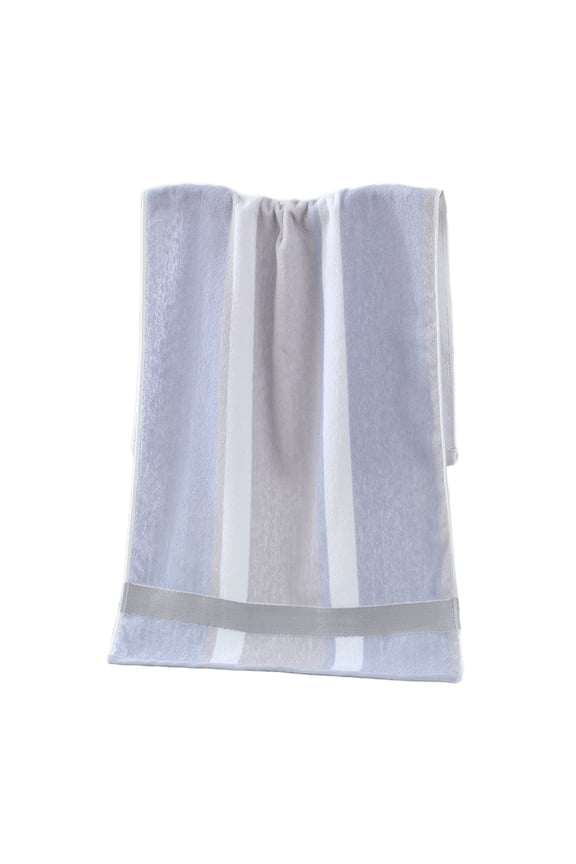 Hand Towel Super Soft Cotton Striped and Checkered Pattern Highly Absorbent Hand Towels for Bathroom 13 X 29 Inch Purple
