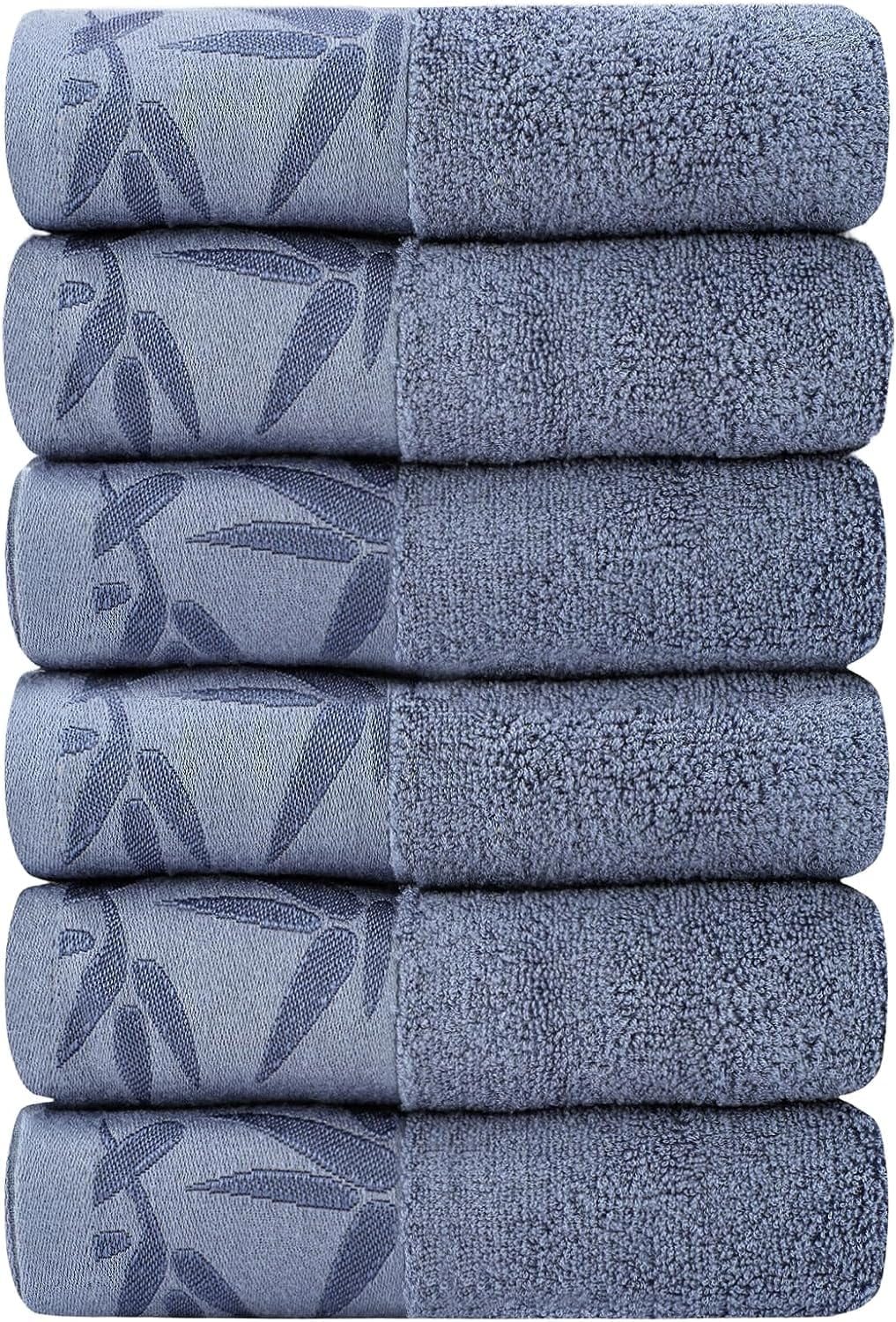 DEWEL Leaf Hand Towels 6 Count