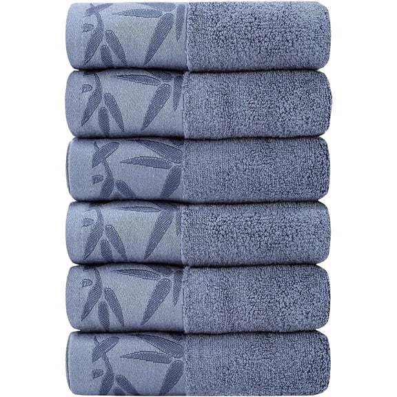 DEWEL Leaf Hand Towels 6 Count