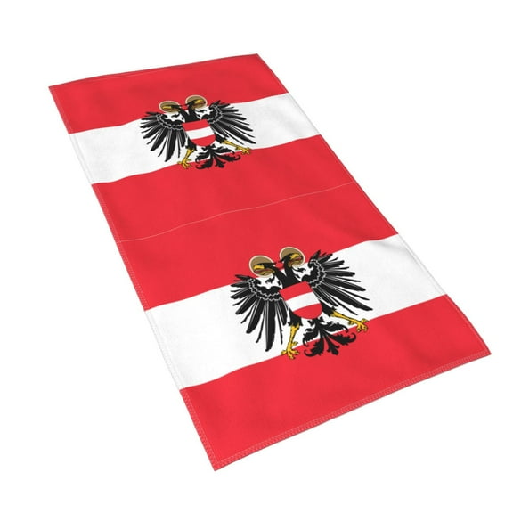 Hand Towels Austrian Flag Bath Shower Towels Fingertip Kitchen Dish Guest Towel 15.7 X 27.5 In