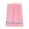 thumbnail image 1 of Hand Towels for Bathroom,Soft & Quick Drying Cleaning Towels for Gym | Absorbent Checkered Towel | Lightweight | Kitchen Wiping | Shower,Travel & Spa,Pink, 1 of 7