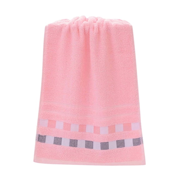 Hand Towels for Bathroom,Soft & Quick Drying Cleaning Towels for Gym | Absorbent Checkered Towel | Lightweight | Kitchen Wiping | Shower,Travel & Spa,Pink