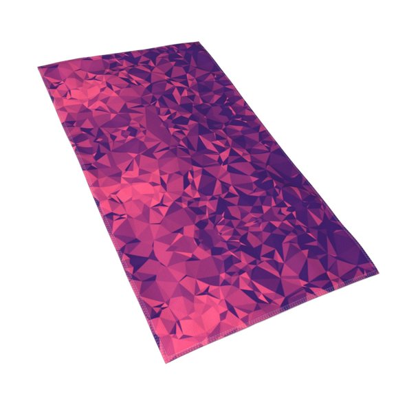 Hand Towels Colorful Polygon Frequency Polygon Bath Shower Towels Fingertip Kitchen Dish Guest Towel 15.7 X 27.5 In
