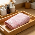 thumbnail image 1 of Hand Towels, Gentle Floral Embroidered Towel Natural Fiber Body Friendly Soft Absorbent Suitable For Home Use Face And Hand Towels And Bathroom Daily Use, 1 of 6