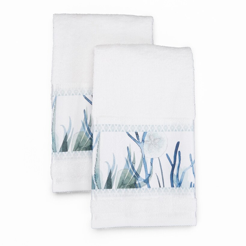 Hand Towels Ocean Reef Bathroom Collection Set of 2