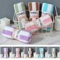 thumbnail image 1 of Hand Towels Skegnu Absorbent Coral Velvet Towel, Colorful Striped Face Wash Towel, Children's Household Soft Gift Towel Towels for Bathroom, 1 of 5