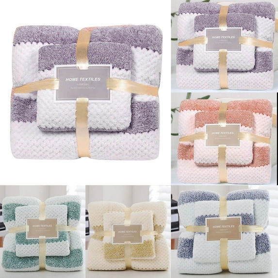 Hand Towels Skegnu Bath Towel Bathroom Set Deluxe Bath Towel Ultra Soft Cotton Towel Set High Absorbent Towel Includes 1 Bath Towel 28.5X51 Inches And 1 Towel 13.5X29.5 In Towels for Bathroom