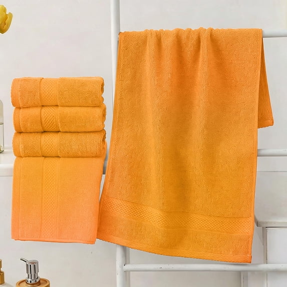 Hand Towels, Solid Color Cottons Towel Household Absorbent Adult Face Towel
