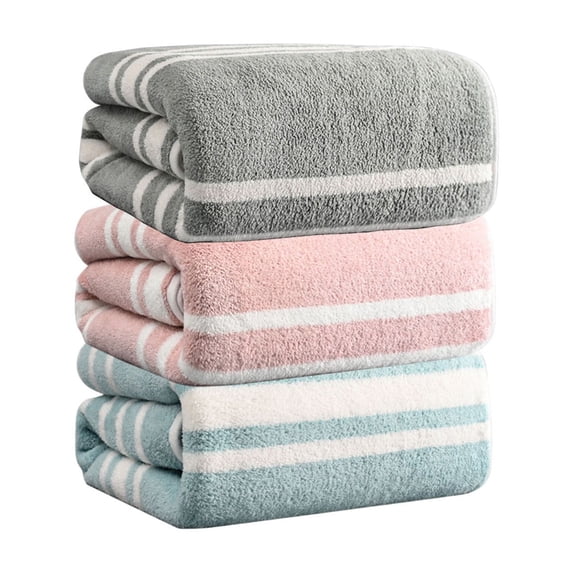 Hand Towels for Bathroom, 3-Pack Coral Fleece Soft Absorbent Decorative Hand Towel Set for Face SPA Bath Gym Kitchen