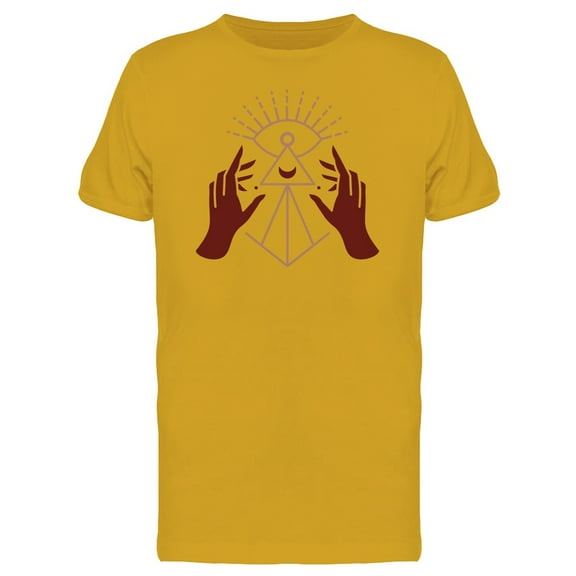 Hand Triangle With Eye T-Shirt Men -Image by Shutterstock, Male 3X-Large