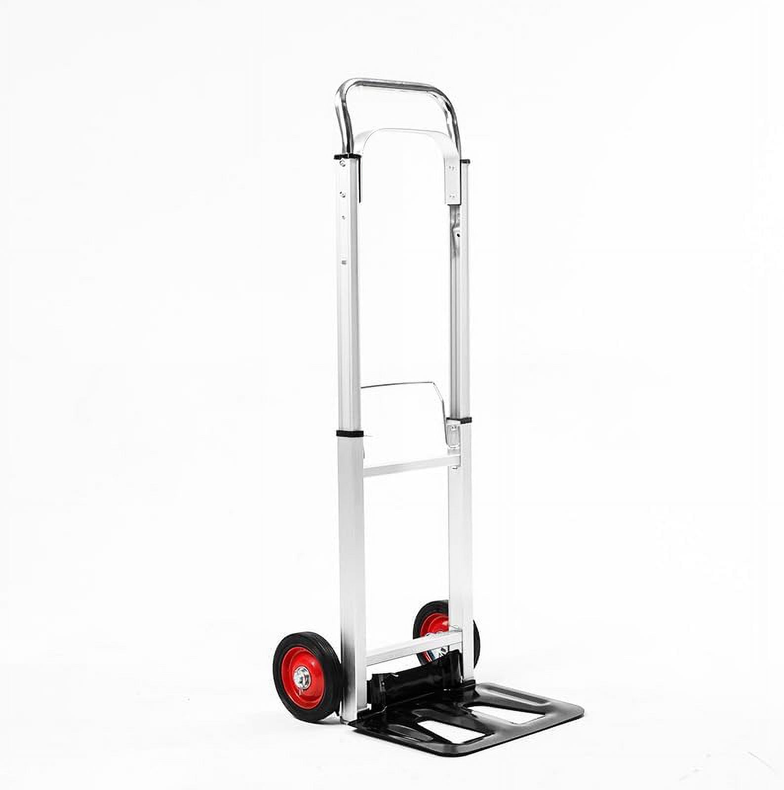 Hand Truck Aluminum Foldable Hand Cart with 6