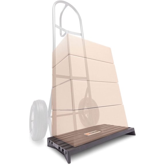 Hand Truck Helper Storage Pallet 18x10x1.5 Inch Heavy Duty Plastic Cart for Moving and Transporting Heavy Loads