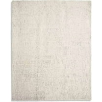 Hand-Tufted 100% New Zealand Wool Area Rug | Modern Grid Pattern Carpet for Living Room, Bedroom, & Home Décor (Cream_8X10)