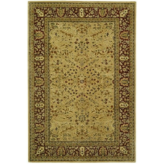 Traditional Rug - Persian Legend New Zealand Wool -Blue/Gold Style-A-Color:Blue/Gold,Design:Traditional,Shape:Round,Size:8'L x 8'W