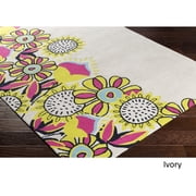 Hand Tufted Cobblestone Poly Acrylic Rug 3 x 5