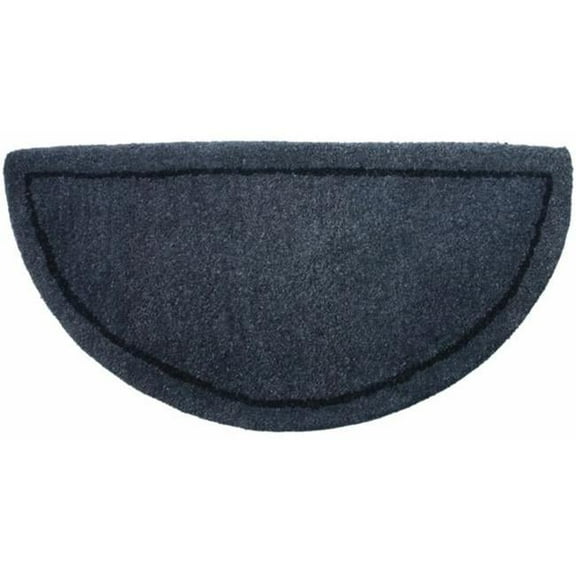 Hand Tufted Hearth Rug in Grey