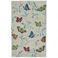 thumbnail image 1 of Hand Tufted Ravella Butterflies on Tree Animal Rug, Green - 42 x 66 in., 1 of 1