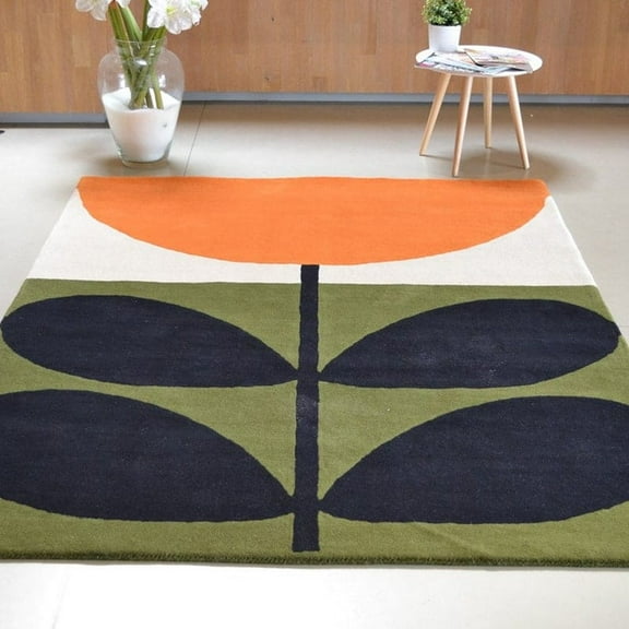 Hand Tufted Traditional Area Rug Handmade Carpets