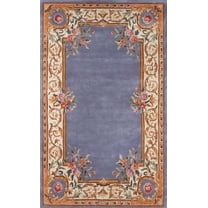 Hand Tufted Traditional Wool Area Rug - 100% New Zealand Wool Carpet for Bedroom, Dining Room, and Luxurious Home Décor ( Lavender_10X14)