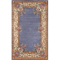Eclatique Rug Momeni Harmony Collection Modern Tufted Purple Floral Area Rug, 5 x 8, Non-Slip Backing