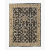 Hand-Tufted Tribal – Inspired Wool Area Rug | 100% New Zealand Wool | Modern Carpet for Living Room, Bedroom & Home Décor (Black & Beige_9X12)