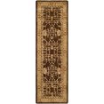 thumbnail image 1 of Hand-Tufted Wool Rug in Brown & Gold (2 ft. 6 in. x 12 ft. Runner), 1 of 5