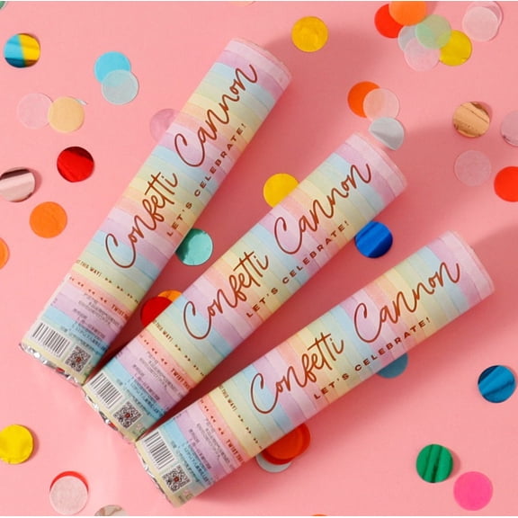 Hand-Twist Ribbon Confetti Cannon for Wedding Birthday Party Decor