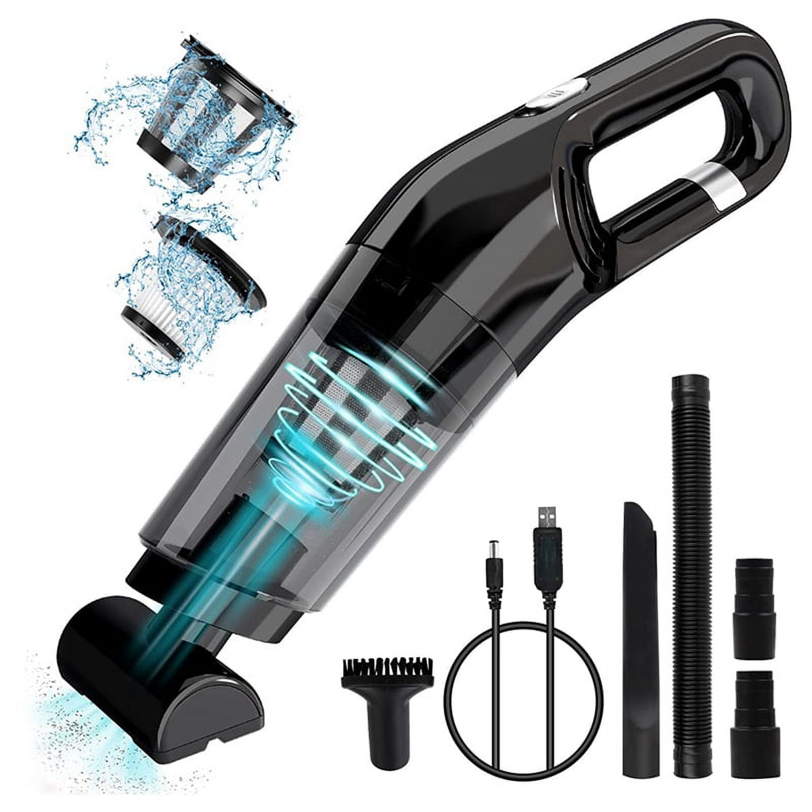 Hand Vacuum Cleaner Cordless Portable Handheld Vacuum Rechargeable Small Car Vacuum with 120W High Power