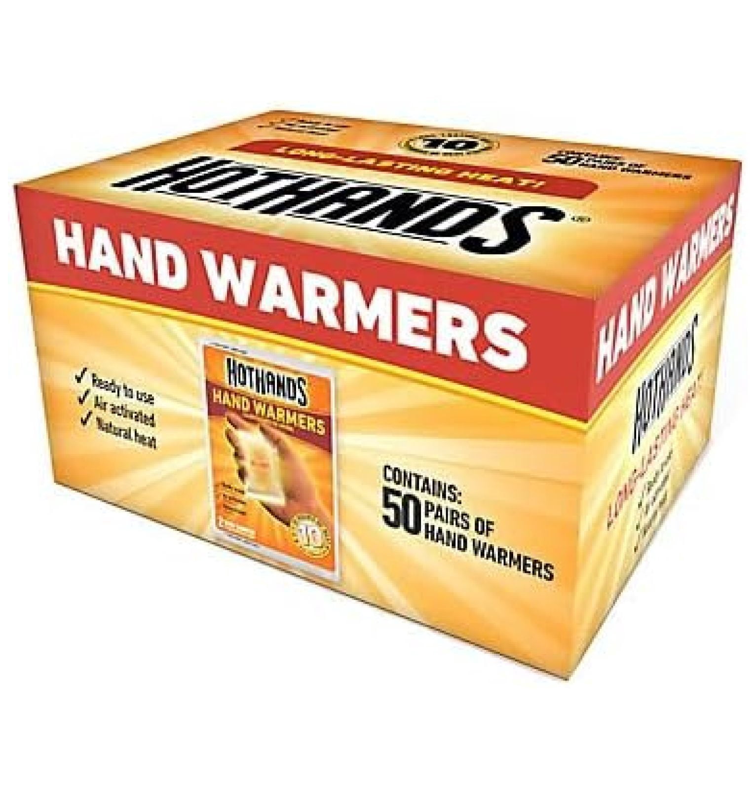 Hand Warmer Bulk 50 pk. Box (50 Pairs)